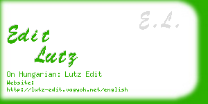 edit lutz business card